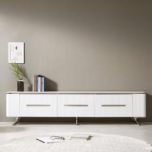 리벨스 템바보드 실버 포세린 세라믹 2100 거실장 TV장