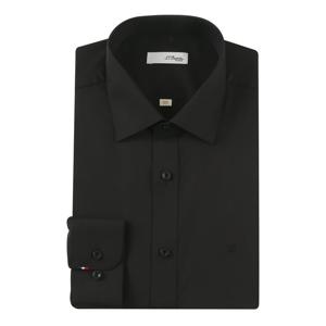 [에스티듀퐁(셔츠)]착용감좋고 구김이적은스트레치스판셔츠SE5SM11LS104SBK