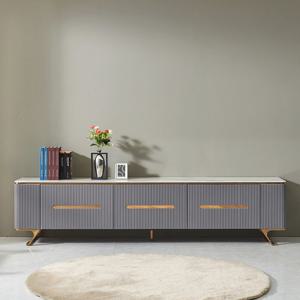 리벨스 템바보드 그레이 포세린 세라믹 2100 거실장 TV장