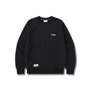 [지프]JP3TSU802 블랙 25년 선기획 베이직 지프 로고 맨투맨_SC