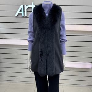 [아르테]폭스 퍼 모직 베스트 DQDCWV400_JJ