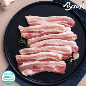 [씨유웰] 참바른한돈 프리미엄 국내산 냉장 삼겹살 1kg(구이용) / 바른재료 바른위생