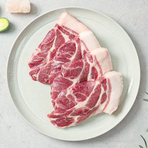 [숨비포크]제주 한돈 흑돼지 목살 500g + 500g (구이용)