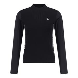 [파리게이츠] 여성 냉감 슬리브 사이드로고 니트 521E2SR403_BK