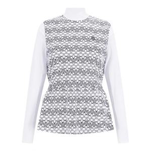 [파리게이츠] 여성 냉감 슬리브 바니패턴 플레어티셔츠 521E2TR505_WH