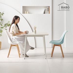 라로퍼니처 아이멜 유광 850 저소음 세라믹 2인 식탁 세트 (식탁+의자2)