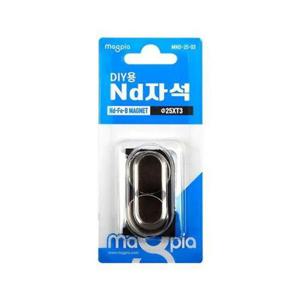 소모품 MND-25-03 마그피아원형강력자석 1판 MND-25-03(25