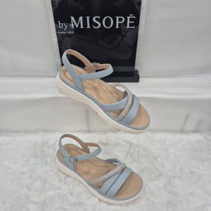 [미소페]By미소페 크로스 스트랩 큐빅 샌들 112HH424SF021 BLUE