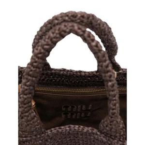 미우미우 토트백 5BA283VOOOADO1 F0966 CACAO NATURALE