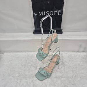 [미소페]By미소페 투웨이 큐빅 스트랩 샌들 112HH424FY002 MINT