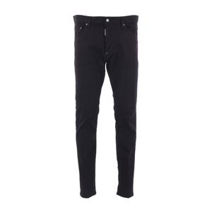 디스퀘어드2 블랙 슬림 핏 스트레이트 진 S74LB1742 S39781900
