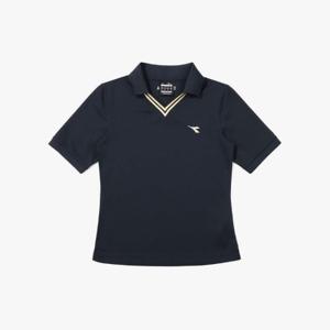 디아도라반팔티 AQS D4222TTS42NVD 코모도 PK 반팔 티셔츠 우먼 NAVY