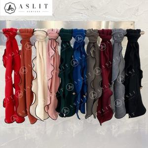 [애슬릿] 국내 생산 물결 양면 쁘띠 머플러 목도리