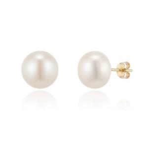 [로이드] 버튼 담수진주 9mm 14k 귀걸이 LPFL4E09G