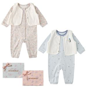 M밍크뮤D (쌍둥이선물)25FW 베베핑핑 폼폼모달SET우주복 (35C7004107A)