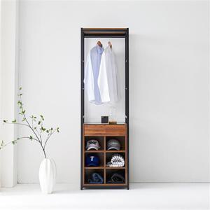 우아미가구 앤슬 시스템 드레스룸 아일랜드 수납 행거 600