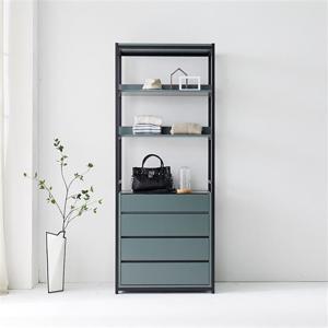 우아미가구 앤슬 시스템 드레스룸 아일랜드 서랍 선반 행거 800