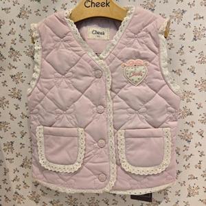 Cheek HC09 CKVW25W1G 리본퀼팅경량조끼 CKVW25W1G