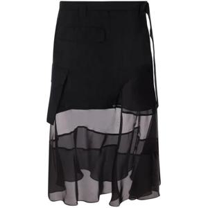 사카이 미디 스커트 2507641 001 Black