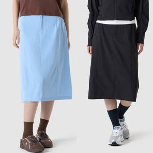 르꼬끄 우먼스 레귤러핏 우븐 미디기장 스커트 QQ322OSK71