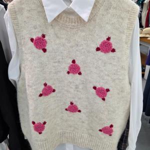 [레코브]꽃자수베스트 LC31EYKV602X