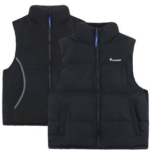 르꼬끄 유니 리버시블 루즈핏 패딩 베스트 QQ423LPVO1BLK