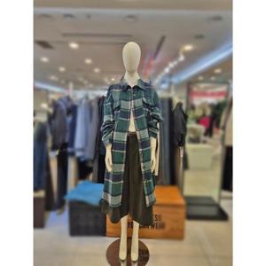 부루앤쥬디 세이브존03 부루앤쥬디 롱마드라스 체크 쟈켓 AGBBRLSH401BA