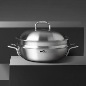 WOLL 셰프마스터 316 티타늄 통7중 파티웍 28cm