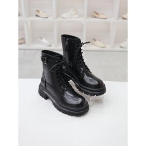 [코디엘루]소가죽 통굽 데일리 워커 부츠 5.5cm CDMD501063-1