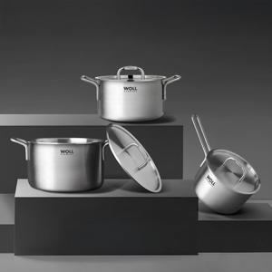 [WOLL] 셰프마스터 316 티타늄 통7중 냄비 3종세트(편수18+양수16+양수20)