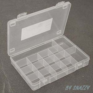 15칸 소품 정리함 케이스 태클박스 15칸 소품 정리함 케이스 태클박스