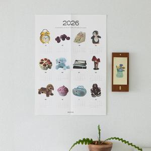 2026년 포토 페이퍼 캘린더 벽걸이 달력