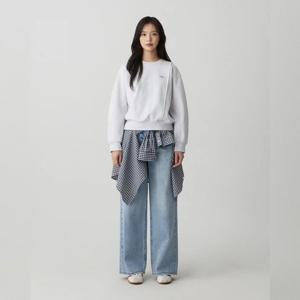 플라스틱아일랜드  절개포인트 맨투맨 티셔츠 (PS1CL282)