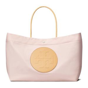 토리버치 로고 아플리케 라이트 핑크 토트백 181463 650