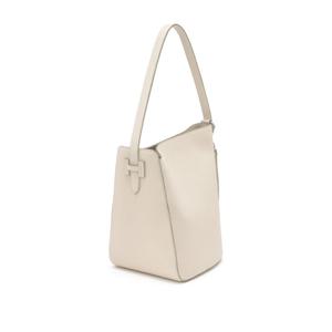 [헤지스]HIBA6E367CR_[H-EDGE] 엣지백 시그니처 아이보리 레더 숄더 M