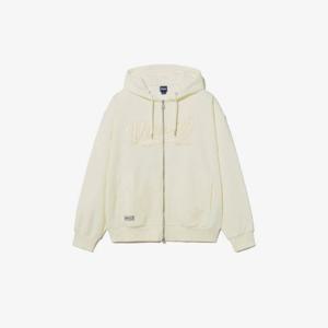 휠라후드집업 GQT FS2FTH1102U-CRM 바시티 그래픽 후드집업