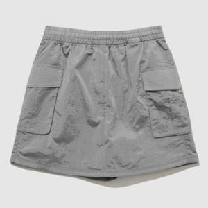 엄브로반바지 VQA UQ322CHP78-SLV 나일론 스파클 우먼스 치마 반바지 SILVER