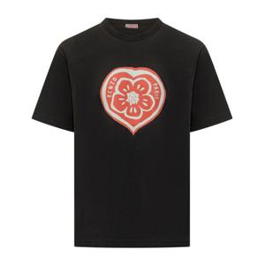 겐조 그래픽 프린트 크루넥 반팔 티셔츠 FG55TS207 4SO99J