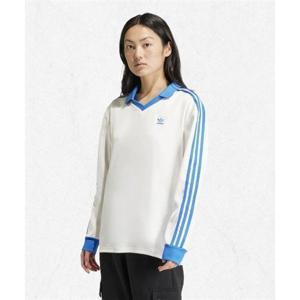 아디다스 ADIDAS 3S 새틴 긴팔 티 - 화이트 블루 IR6100 2479080