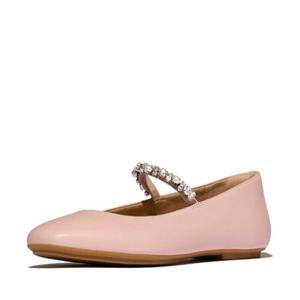 [핏플랍] [삼성물산공식] SS 26 여성 [델리카토] 펄스 크리스탈 플랫슈즈 FT61K2M087 핑크