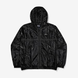 [휠라(프리미엄)]후드 글로시 바람막이 FS2JKF3153FSBK