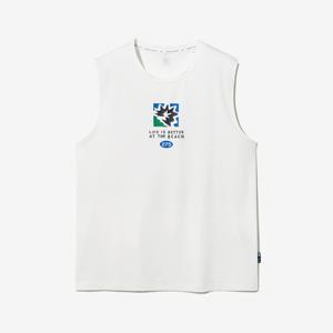 [FILA] 폴리스판 썸머 그래픽 민소매 티셔츠 (FS2RSH2406X_OWH)