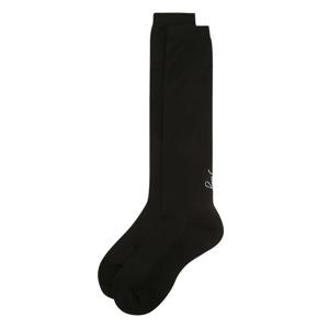 헤지스 골프 여성 26SS 블랙 여성 레터링 로고 니하이 삭스 HWSS6E109BK