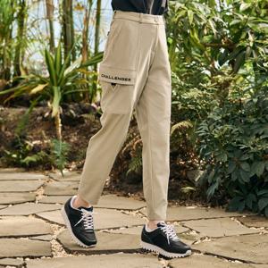 챌린저 여성 트리코트 테이퍼드핏 카고 팬츠 라이트베이지 CHE2WPT5647LB