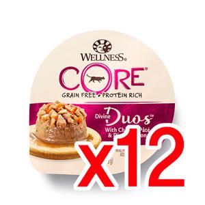 웰니스코어 디바인듀오 닭고기와연어79g 12개입(묶음할인)