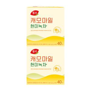 동서 캐모마일 현미녹차 40T 2개 (80T)