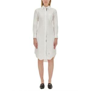 톰브라운 미디 원피스 FDS001E06177100 WHITE DOM