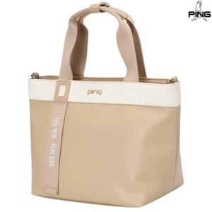 [핑골프][양말증정]여성 배색 토트백 121E1BG054_IV