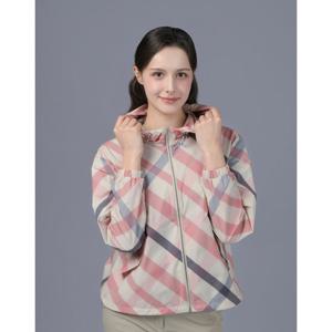 닥스 골프 여성 25SS인기상품 핑크 등판 메쉬 안감 여름 홑겹 점퍼 DNJU5B902P2