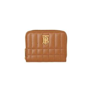 버버리 퀼티드 레더 롤라 지퍼 지갑 메이플 브라운 8062375